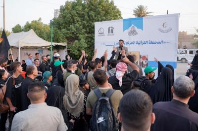 المجمع العلمي ينظّم محفلًا قرآنيًّا ويقدم خدمات معرفية لزائري الأربعين