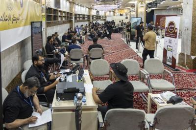 العتبة الكاظمية المقدسة تشيد بدور المركز الإعلامي لزيارة الأربعين في توفير بيئة تنظيمية متكاملة للإعلاميين