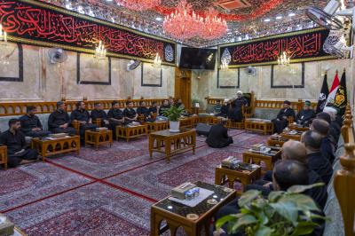 قسم العلاقات العامة يقيم مجلس عزاء لإحياء ذكرى شهادة الإمام الرضا (عليه السلام)