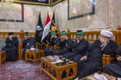 قسم العلاقات العامة يقيم مجلس عزاء لإحياء ذكرى شهادة الإمام الرضا (عليه السلام)