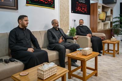 عضو مجلس إدارة العتبة العباسية المقدسة يطّلع على خدمات مجمّع الشيخ الكليني المقدمة للزائرين