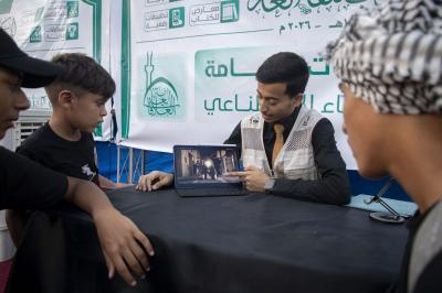 على محور النجف.. محطات قسم العلاقات العامة الثقافية تستقطب أكثر من  3 آلاف زائر