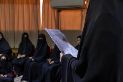 مع بلوغ الزيارة ذروتها.. القسم النسوي في مجمع العلقمي يكثف أنشطته الخدمية المقدمة لزائرات الأربعين