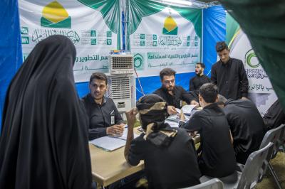 منذ انطلاق فعالياته.. الموكب الثقافي العام يستقبل نحو  8750 زائرًا في زيارة الأربعين على محور بغداد 