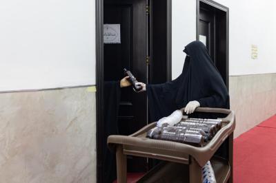 القسم النسوي في مجمّع أبي الفضل العباس (عليه السلام) يقدم خدماته لأكثر من 10 آلاف زائرة يوميًا