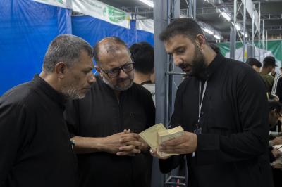 عَبرَ ثلاث محطات.. المجمَع العلمي يقدم خدماته القرآنية ضمن الموكب الثقافي العام في مجمّع العلقمي