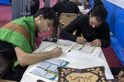عَبرَ ثلاث محطات.. المجمَع العلمي يقدم خدماته القرآنية ضمن الموكب الثقافي العام في مجمّع العلقمي