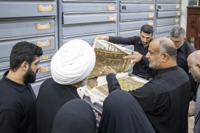 للاطلاع على مقتنياته.. متحف الكفيل يستقبل وفدًا من عوائل الشهداء والجرحى من لبنان