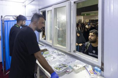 ضمن مجمع أبي الفضل العباس (عليه السلام).. أكثر من 600 متطوع يشاركون في خدمة زائري الأربعين