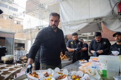 عبر موكب (جنوب الولاء).. قسم المعارف يضاعف جهوده لخدمة الزائرين في كربلاء