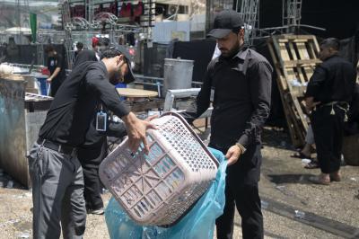 في يوم الأربعين.. قسم الشؤون الخدمية ينفذ حملة تنظيف للشوارع المحيطة بمرقد أبي الفضل العباس (عليه السلام)