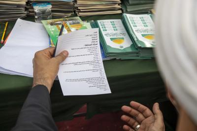 أكثر من 20 ألف مستفيد من خدمات الموكب الثقافي العام على محور النجف - كربلاء