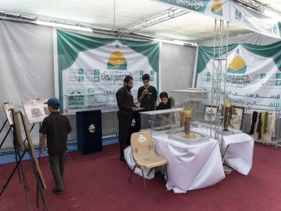 أكثر من 20 ألف مستفيد من خدمات الموكب الثقافي العام على محور النجف - كربلاء