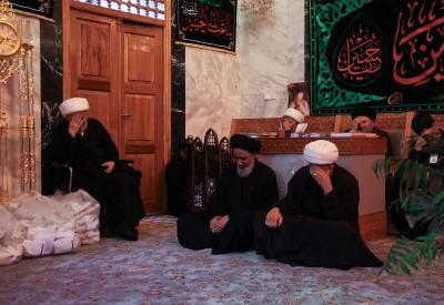  قسم الشؤون الدينية يقيم مجلس عزاء لإحياء ذكرى أربعين الإمام الحسين (عليه السلام)