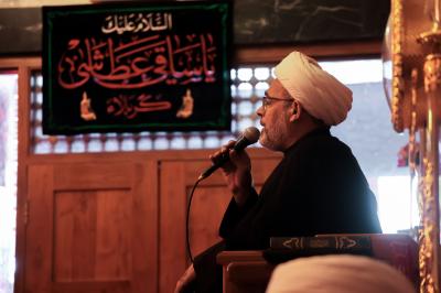  قسم الشؤون الدينية يقيم مجلس عزاء لإحياء ذكرى أربعين الإمام الحسين (عليه السلام)