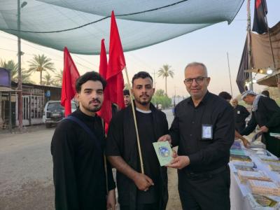 قسم الشؤون الفكرية يقدم خدماته الثقافية لزائري مدينة النجف بذكرى شهادة النبي (صلى الله عليه وآله)