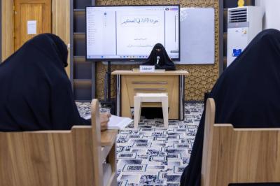 شعبة السيدة فاطمة بنت أسد تقيم ورشة تطويرية لمحكّمات مسابقة (أشرقت بشائر الرحمة)