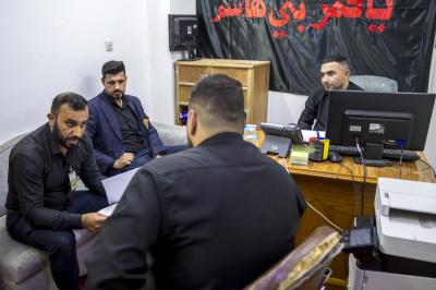 ضمن جولاته الميدانية.. قسم التطوير يجمع البيانات التطويرية والتدريبية لأقسام العتبة العباسية المقدسة