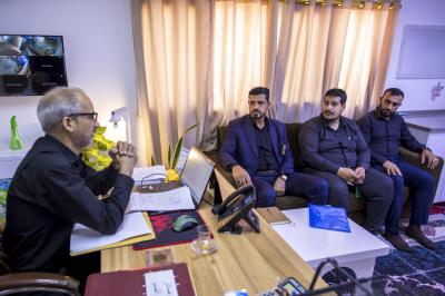 ضمن جولاته الميدانية.. قسم التطوير يجمع البيانات التطويرية والتدريبية لأقسام العتبة العباسية المقدسة