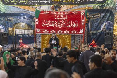 بالتنسيق مع العتبة العباسية المقدسة.. موكب أهالي كربلاء يحيي ذكرى شهادة الإمام الرضا (عليه السلام) في بابل