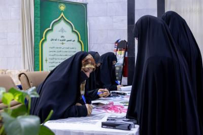 شعبة فاطمة بنت أسد تستقبل 55 حافظة من البصرة للمشاركة في مسابقة أشرقت بشائر الرحمة