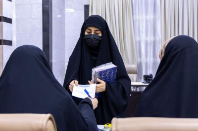 شعبة فاطمة بنت أسد تستقبل 55 حافظة من البصرة للمشاركة في مسابقة أشرقت بشائر الرحمة