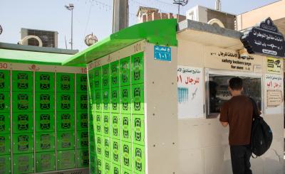 قسم الشؤون الخدمية يخصص 3000 خانة أمانات لحفظ مقتنيات الزائرين