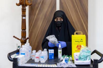 قسم الشؤون الطبية يقدّم خدماته الصحية لحافظات القرآن في منافسات مسابقة (أشرقت بشائر الرحمة)
