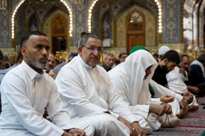 قسم الشؤون الدينية يقيم محاضرة توعوية في صحن مرقد أبي الفضل العباس (عليه السلام)