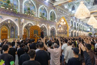العتبة العباسية المقدسة تقيم مجلسًا عزائيًّا لإحياء ذكرى شهادة الإمام الحسن العسكري (عليه السلام)