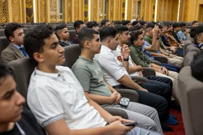 قسم العلاقات العامة يطلق فعاليات مخيم فتية الكفيل الوطني للطلبة المتفوقين من المدارس العراقية