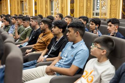 قسم العلاقات العامة يطلق فعاليات مخيم فتية الكفيل الوطني للطلبة المتفوقين من المدارس العراقية