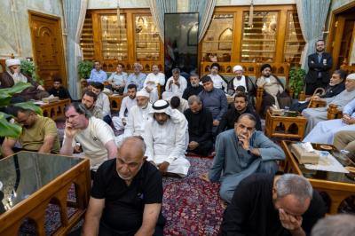 قسم العلاقات العامة ينظم مجلس عزاء لإحياء ذكرى شهادة الإمام العسكري (عليه السلام)