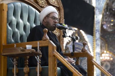 شعبة الخطابة تستذكر شهادة الإمام الحسن العسكري (عليه السلام) عبر مجلسها العزائي