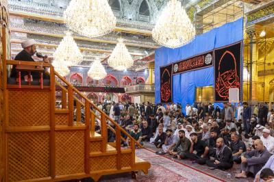 العتبة العباسية المقدسة تستذكر عبر مجلس عزائها سيرة الإمام الحسن العسكري (عليه السلام)