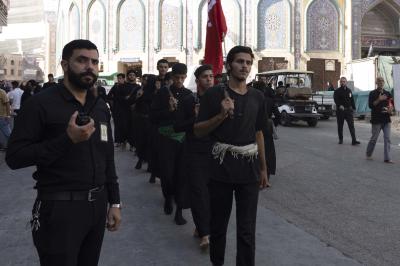 قسم حفظ النظام يؤمن انسيابية حركة المواكب العزائية في كربلاء بذكرى شهادة الإمام العسكري (عليه السلام)