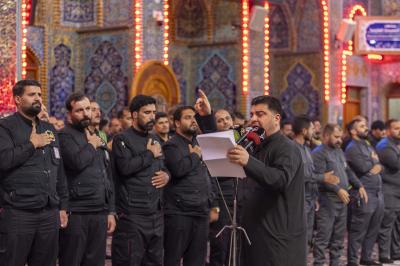 خدمة العتبتين المقدستين يحيون ذكرى شهادة الإمام الحسن العسكري (عليه السلام)
