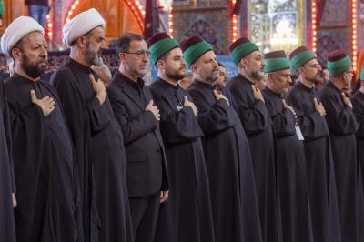 خدمة العتبتين المقدستين يحيون ذكرى شهادة الإمام الحسن العسكري (عليه السلام)