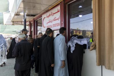 قسم الشؤون الطبية يحصي خدماته المقدّمة للزائرين في سامراء بذكرى شهادة الإمام العسكري (عليه السلام)