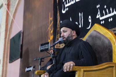 موكب العتبتين المقدستين يحيي ذكرى شهادة الإمام الحسن العسكري (عليه السلام) في سامراء