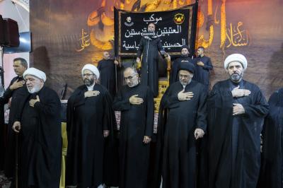 موكب العتبتين المقدستين يحيي ذكرى شهادة الإمام الحسن العسكري (عليه السلام) في سامراء