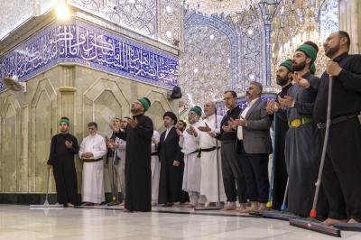 العتبة العباسية المقدسة تجري أعمال غسل حرم مرقد أبي الفضل العباس (عليه السلام) وصحنه الشريف