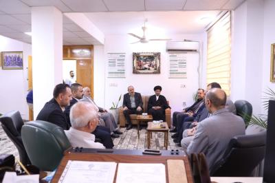 وفد العتبة العباسية المقدسة يهنّئ كلية الطب في جامعة العميد لحصولها على الاعتماد الوطني والدولي