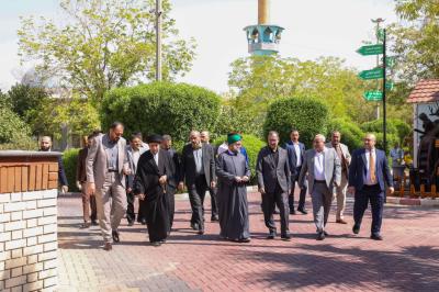 وفد العتبة العباسية المقدسة يهنّئ كلية الطب في جامعة العميد لحصولها على الاعتماد الوطني والدولي