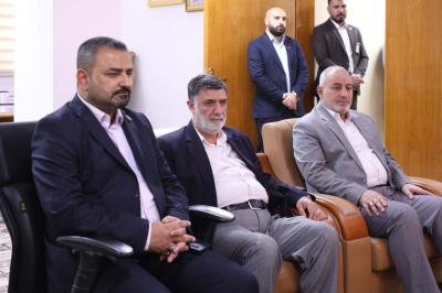 وفد العتبة العباسية المقدسة يهنّئ كلية الطب في جامعة العميد لحصولها على الاعتماد الوطني والدولي