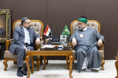 العتبة العباسية المقدسة تستقبل الأمين العام للعتبة الكاظمية المقدسة