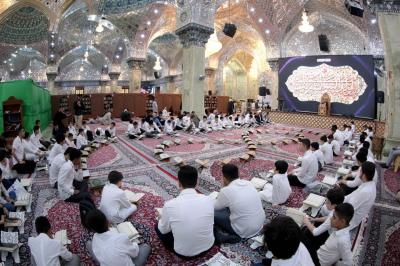 المجمع العلمي ينظم سفرة دينية لطلبته الحفاظ في كربلاء إلى العتبتين المقدستين الكاظمية والعسكرية