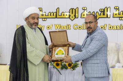 العتبة العباسية المقدسة تقيم الفعالية الثانية ضمن أسبوع النبي الأعظم (صلى الله عليه وآله) الثقافي في جامعة واسط