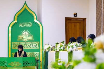 التصفيات النهائية لمسابقة (أشرقت بشائر الرحمة) تشهد تنافسًا قرآنيًا بين الحافظات