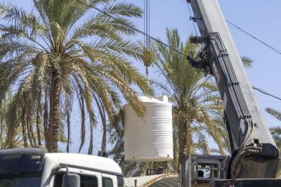 قسم بين الحرمين يرفع خزين مياه الشرب الاحتياطي إلى 80 ألف لتر